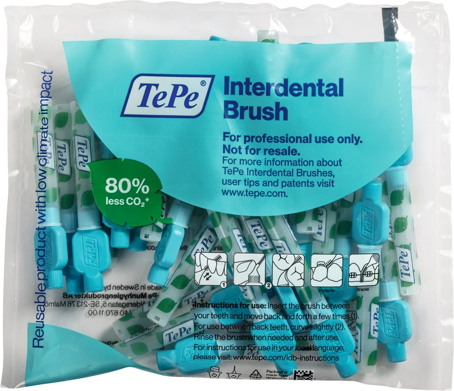 TePe® Interdentalbürsten Original Packung 25 Stück blau, Ø 0,6 mm