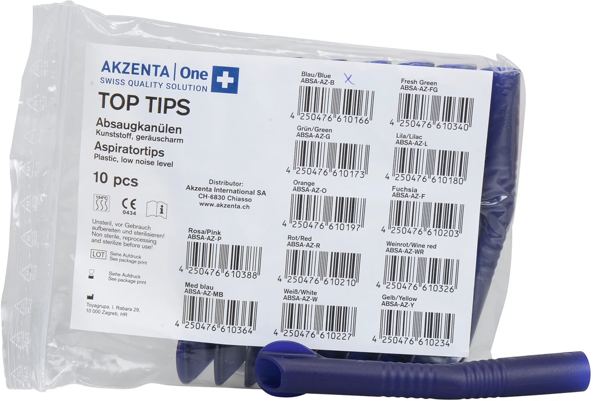 TOP TIPS Packung 10 Stück blau
