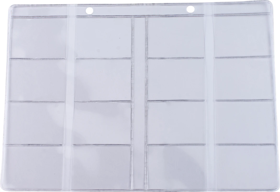 Dentalfilmtasche Packung 50 Stück Filmformat 3 x 4 cm für 16 Zahnfilme zum Abheften, ohne Datenfeld, mit Lochung, Nr. 80256