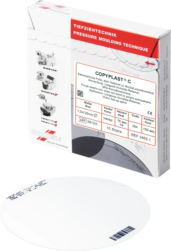 COPYPLAST® C Packung 10 Stück rund, Ø 125 mm