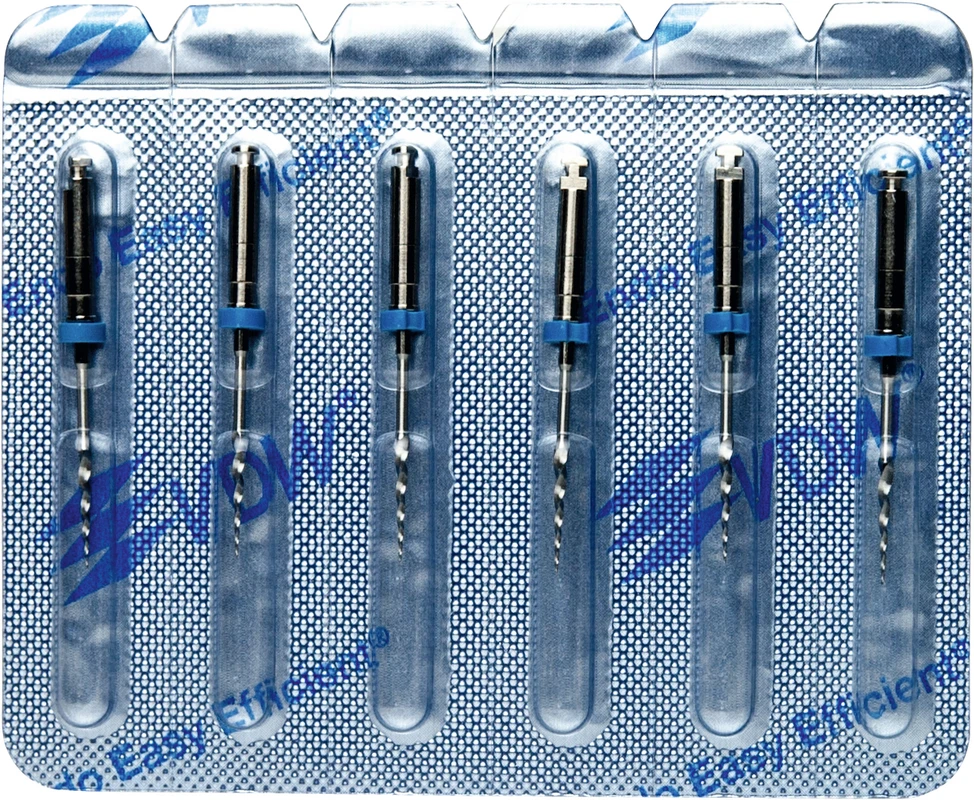 FlexMaster® Instrumente Packung 6 Intro Feilen 19 mm, Taper.11 ISO 022