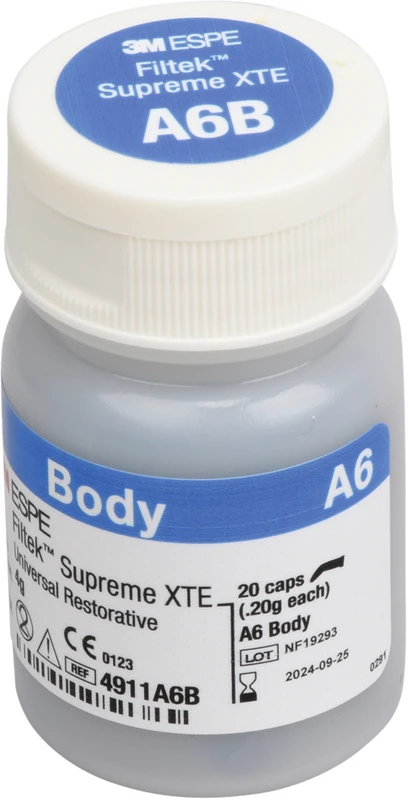 Filtek™ Supreme XTE Universal Packung 20 x 0,2 g Kapsel body A6