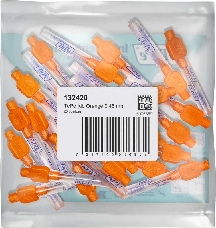 TePe® Interdentalbürsten Original Packung 25 Stück orange, Ø 0,45 mm