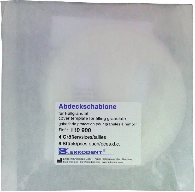 Abdeckschablone Packung 8 Stück