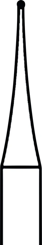 Stahlbohrer 1 Packung 5 Stück RA, Figur 001, Kugel, ISO 005