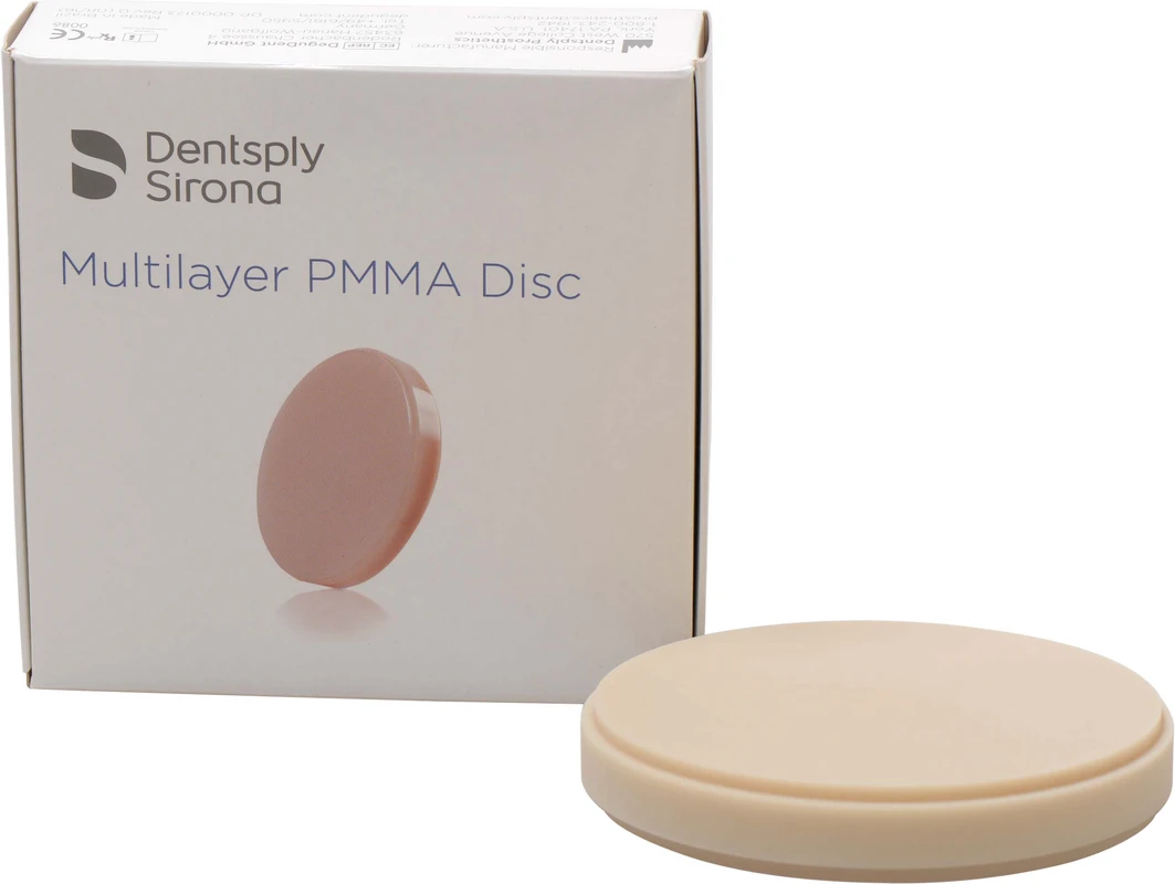 PMMA Disk Stück Ø 98 mm H 16 mm, A1, Multilayer