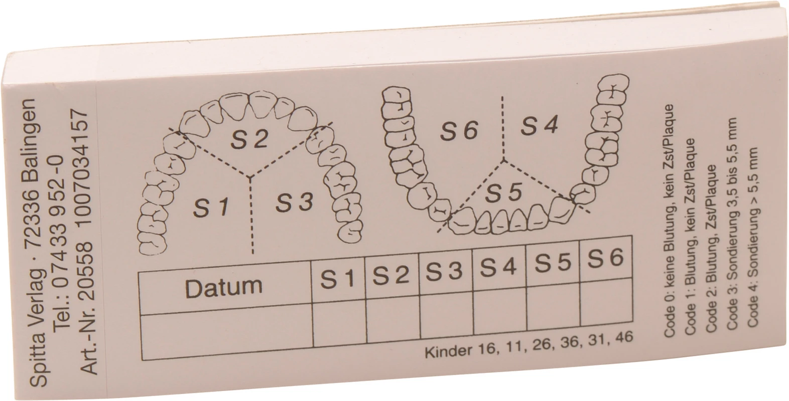 PSI-Befundaufkleber Stück 50 Blatt PSI