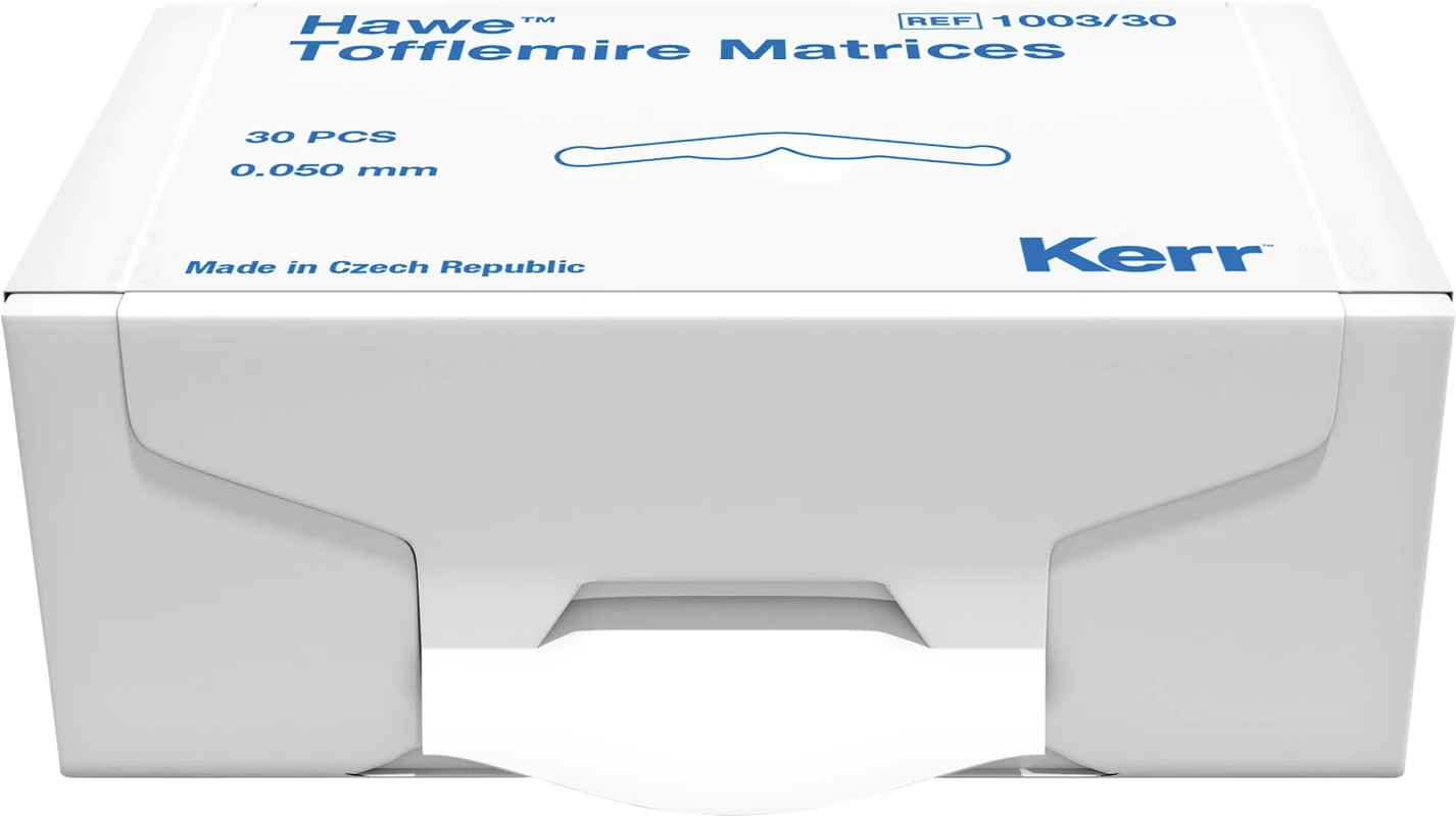 Matrizen nach Tofflemire Packung 30 Stück Stärke 0,05 mm, Nr. 1003/30