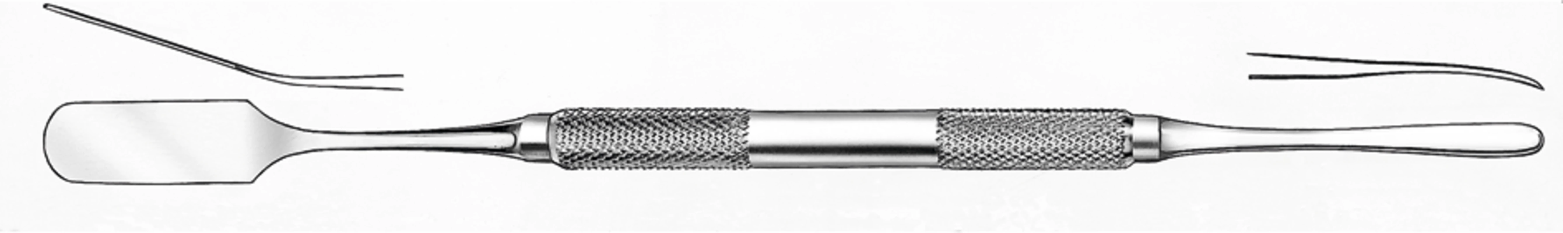 Raspatorium nach Prichard Stück 1867PR/3, 19,5 cm, 11 mm + 5 mm