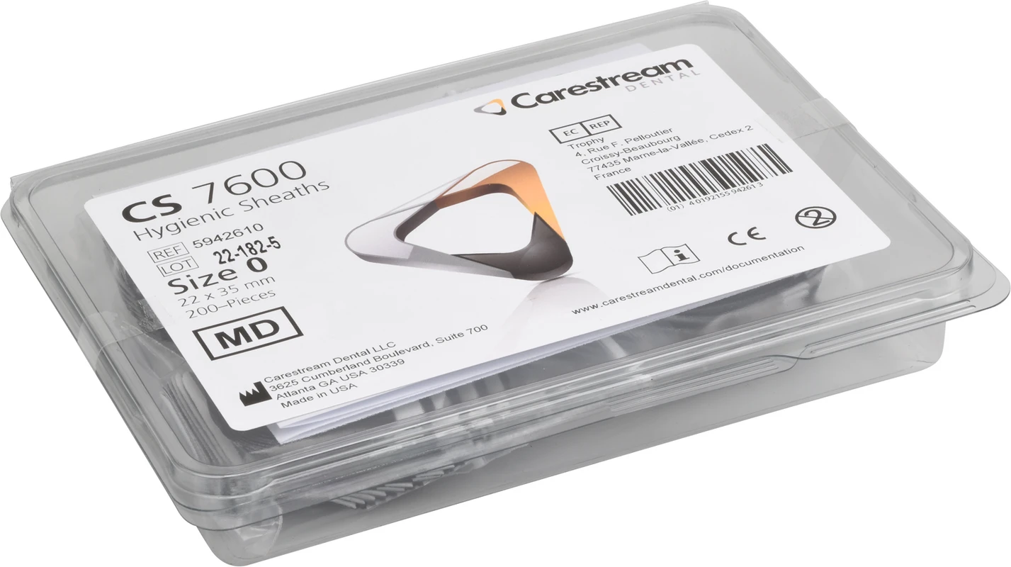 Hygieneschutzhüllen für CS 7600 Packung 200 Stück Gr. 0