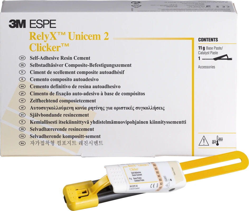 RelyX™ Unicem 2 Clicker Packung 11 g Clicker Dispenser A2 universal, 1 Anmischblock