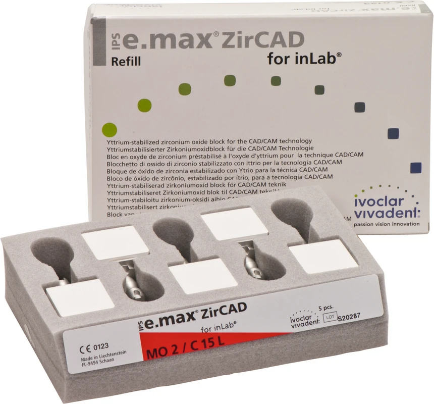 IPS e.max ZirCAD for inLab Ivoclar Vivadent