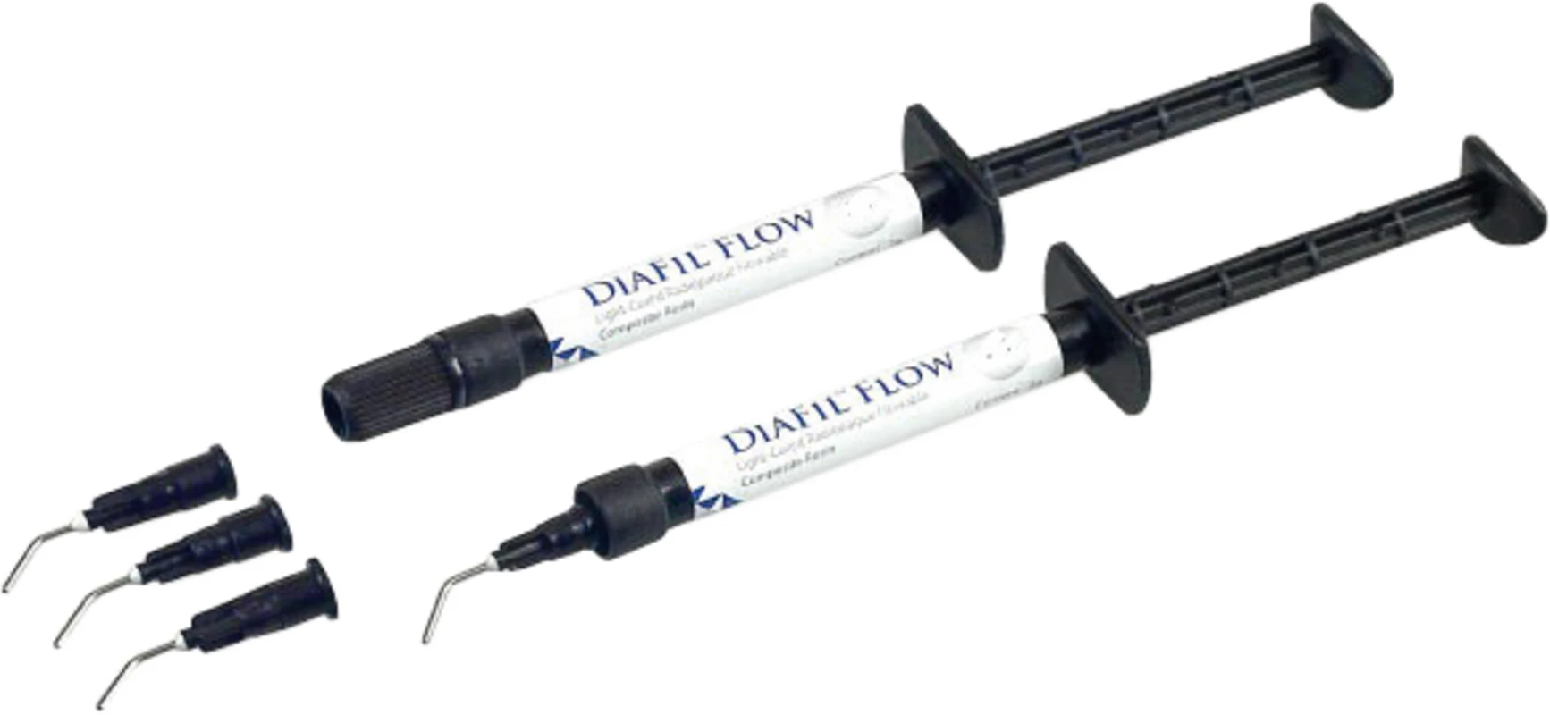DIAFIL™ FLOW Hybrid Packung 2 g Spritze A1, 10 Einmalnadeltips