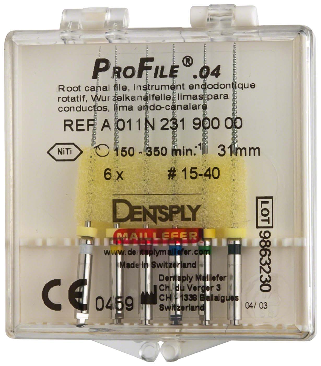 ProFile® Dentsply Sirona