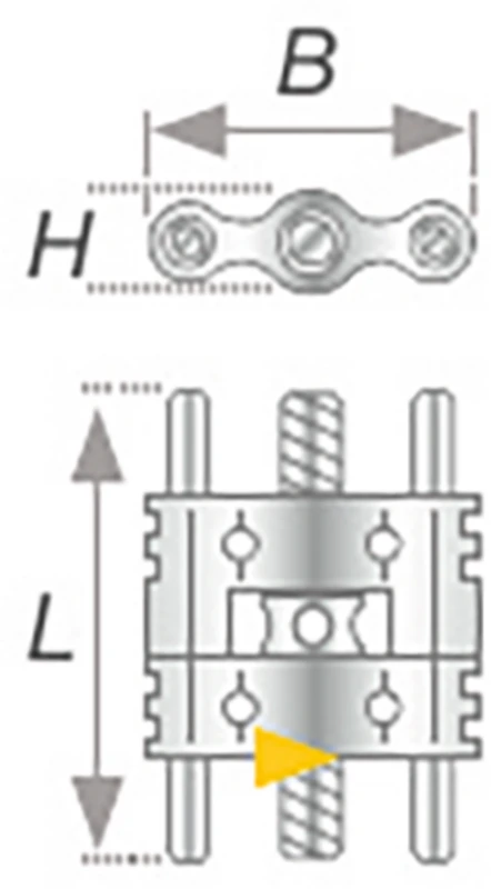 VECTOR® Standard-Dehnschrauben Packung 50 Stück VECTOR 200, (B x H x L) 9,8 x 3,1 x 14,3 mm, Dehnung 8 mm
