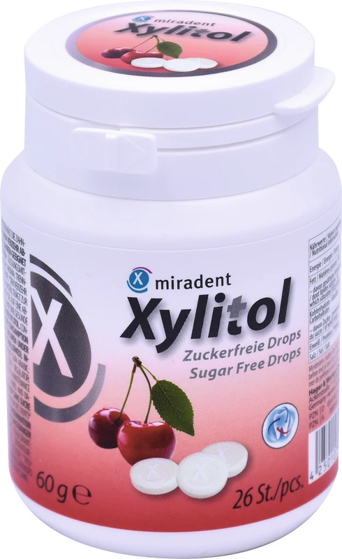 Xylitol Drops Dose 60 g Drops Kirsche