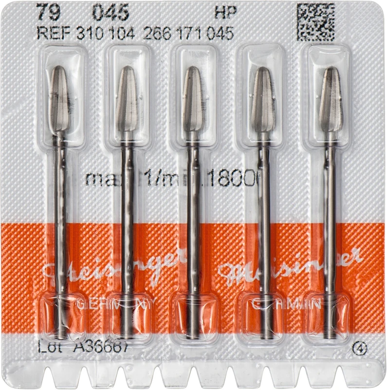 Stahlfräser 79 Packung 5 Fräser ISO 045, HP Stahlfräser 79 Hager & Meisinger
