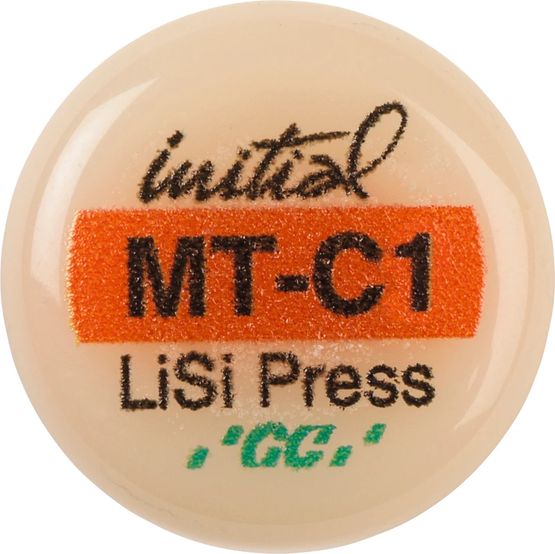 GC Initial™ LiSi Press Packung 5 x 3 g Rohling C1 MT