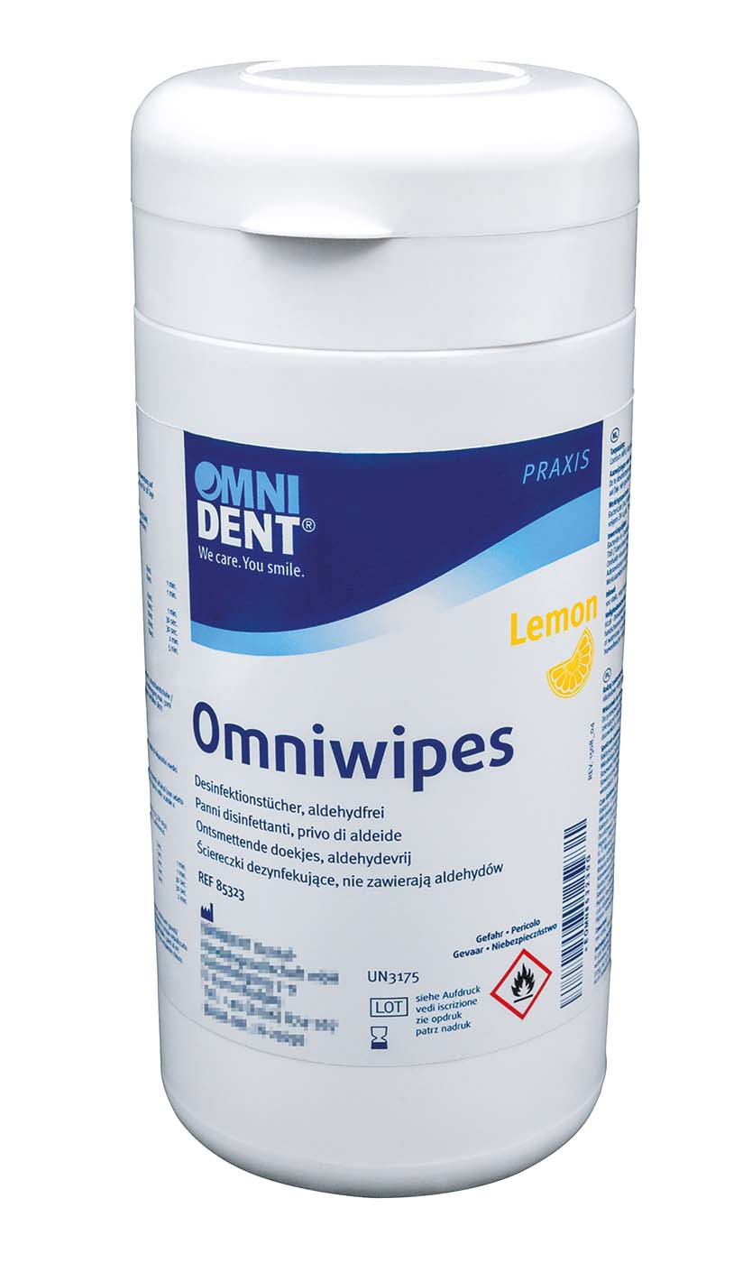 Omniwipes Lemon OMNIDENT