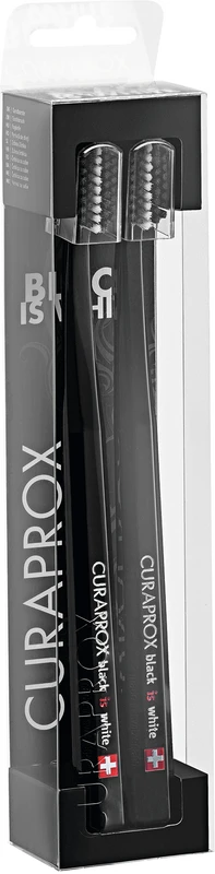 CURAPROX black is white Packung 2 Zahnbürsten