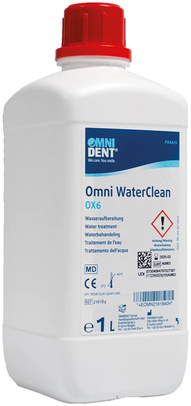 Omni WaterClean OX6 Flasche 1 Liter Wasseraufbereitung