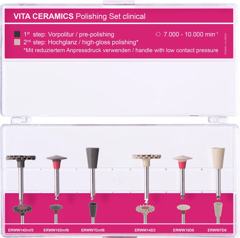 VITA CERAMICS Polishing clinical Set 6 Polierer