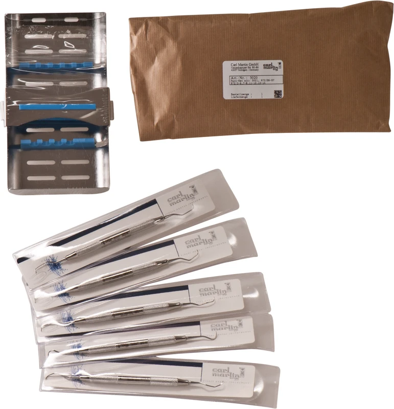 Gracey Küretten Starter Set 4 Küretten, 1 Universalscaler