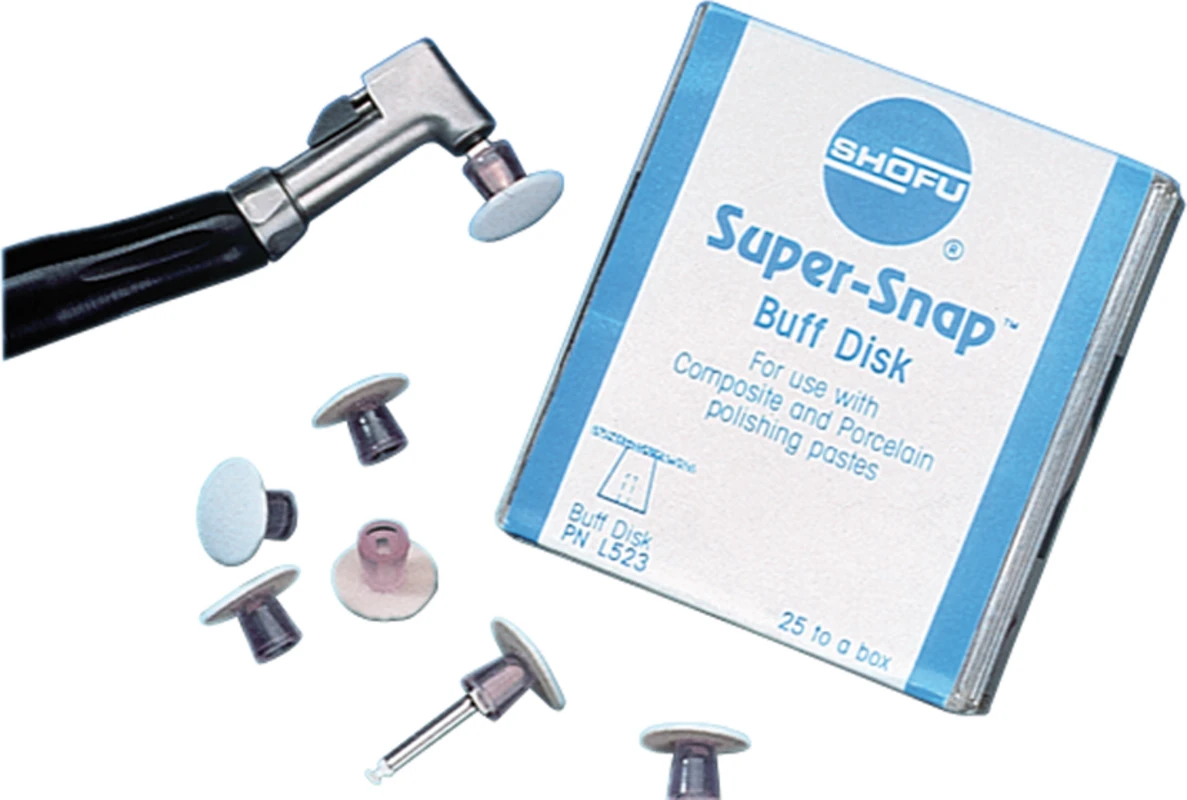 Super-Snap® Buff Disk Packung 25 Stück, 1 Mandrell RA
