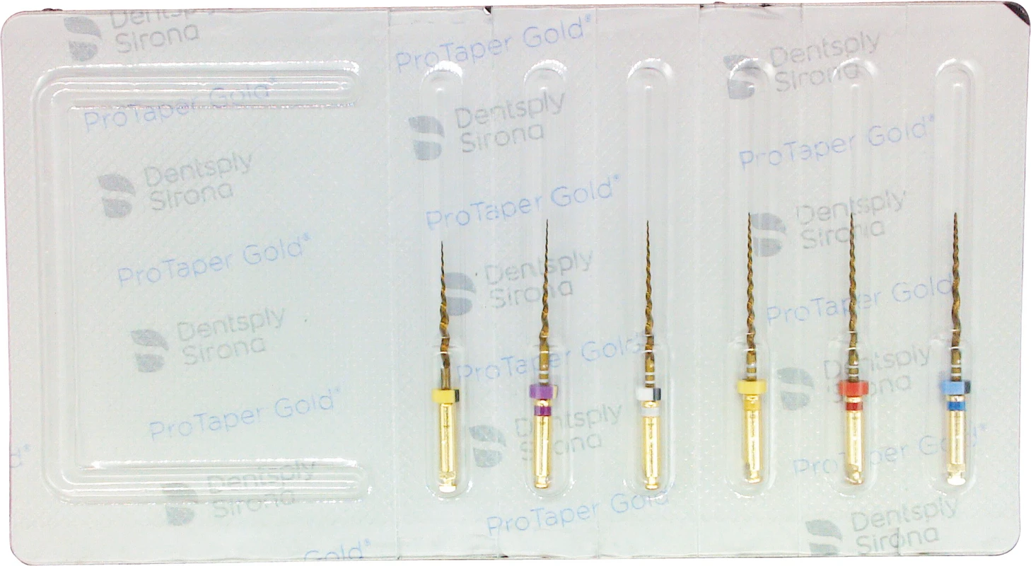 ProTaper Gold® Sortiment 6 Stück 21 mm, Gr. SX-F3