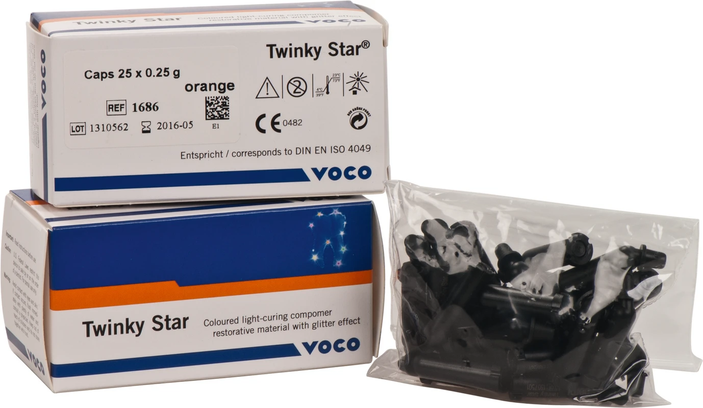Twinky Star Packung 25 x 0,25 g Cap orange
