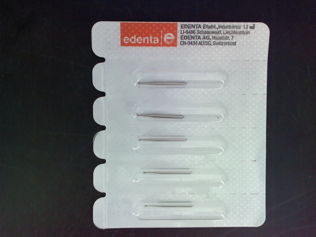 HM-Finierer TC30 Packung 5 Stück FG, Figur 010 umgekehrter Kegel, 1 mm, ISO 010