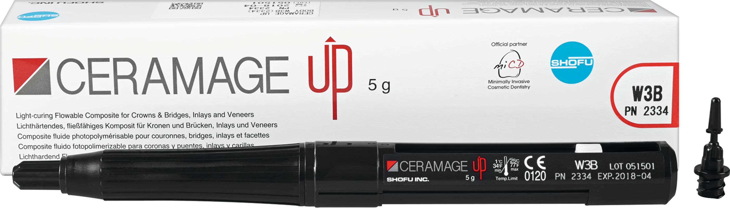 CERAMAGE UP Spritze 5 g Komposit body W3