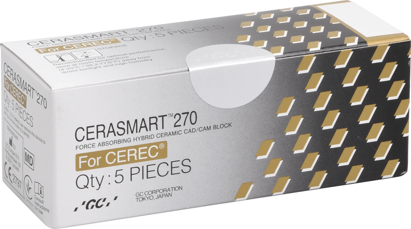 GC CERASMART™ 270 Packung 5 Stück Größe 12, A2 HT, Cerec