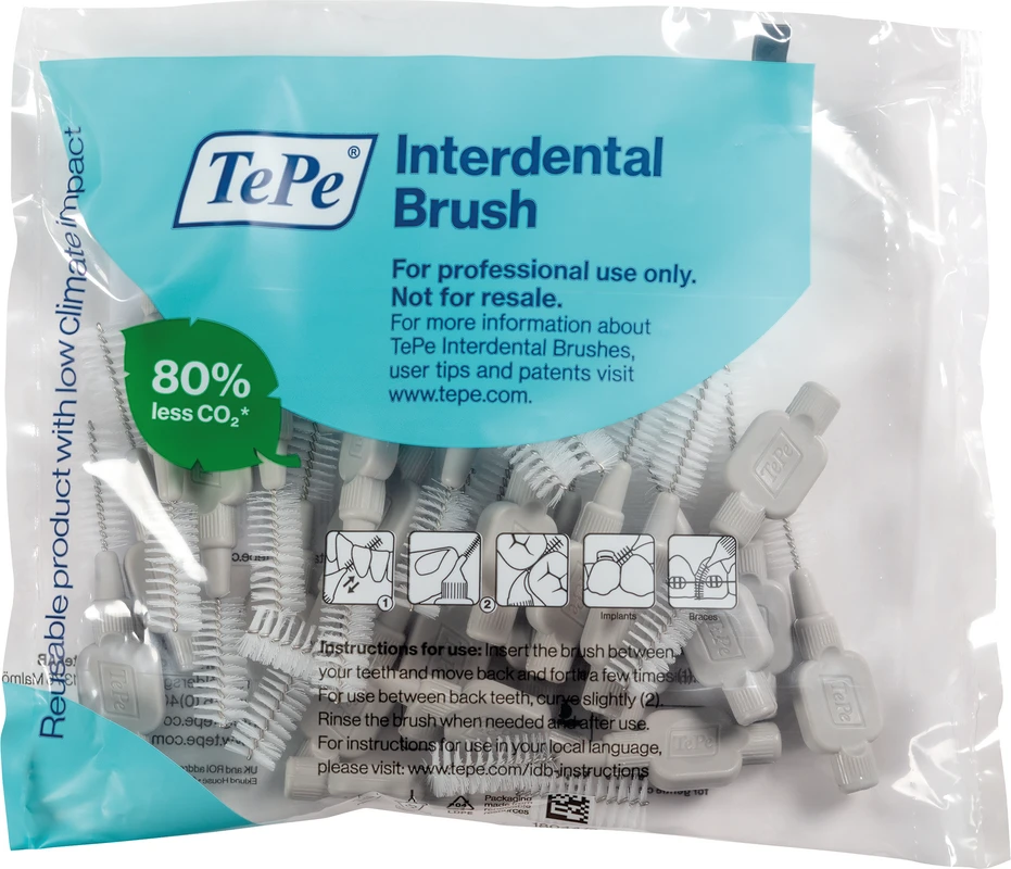 TePe® Interdentalbürsten Original Packung 25 Stück grau, Ø 1,3 mm