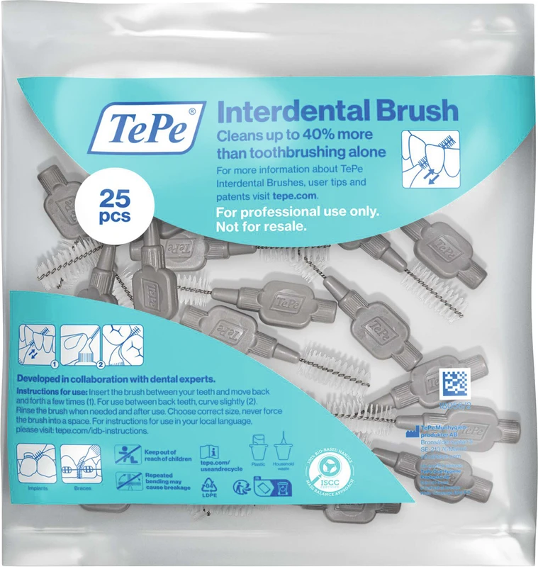 TePe® Interdentalbürsten Original Packung 25 Stück grau, Ø 1,3 mm