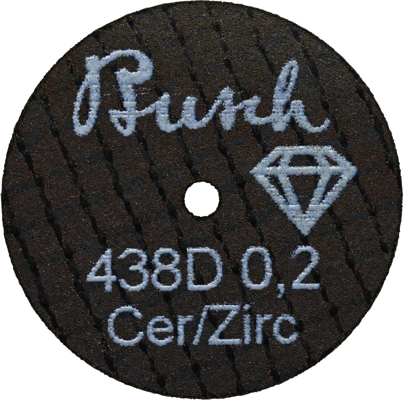 DIA Fasertrennscheibe 438D Packung 6 Stück unmontiert, Diamant, Figur 438, 0,2 mm, ISO 200