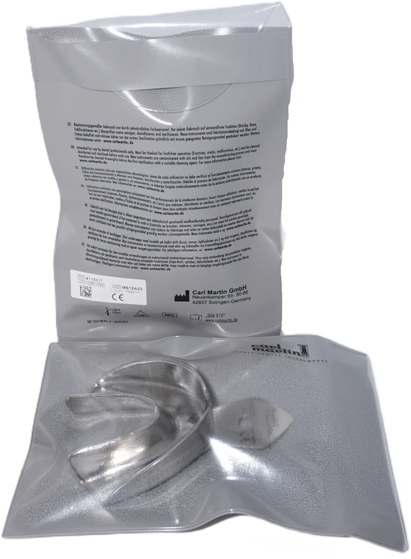 Abdrucklöffel ERGOLOCK mit Retentionsrand Stück UK XL, glatt