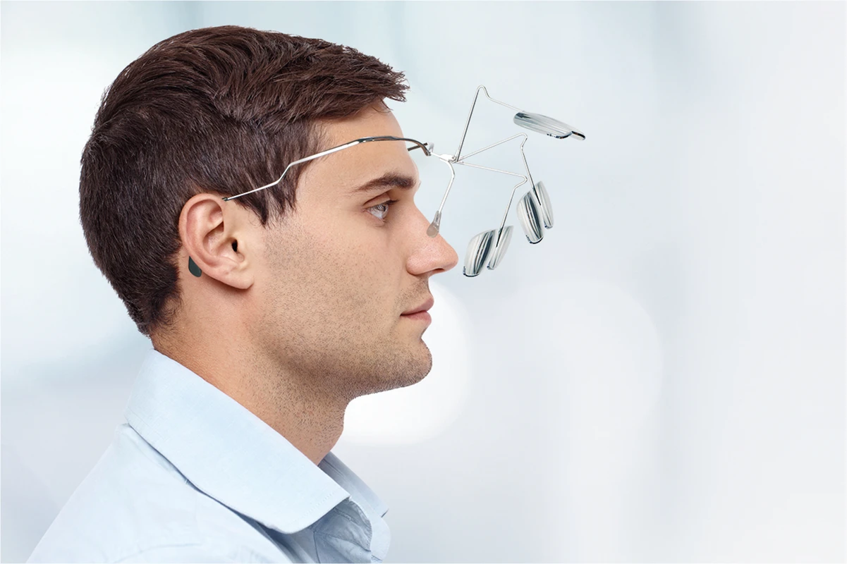 Remberti Präparationsbrille Stück silber