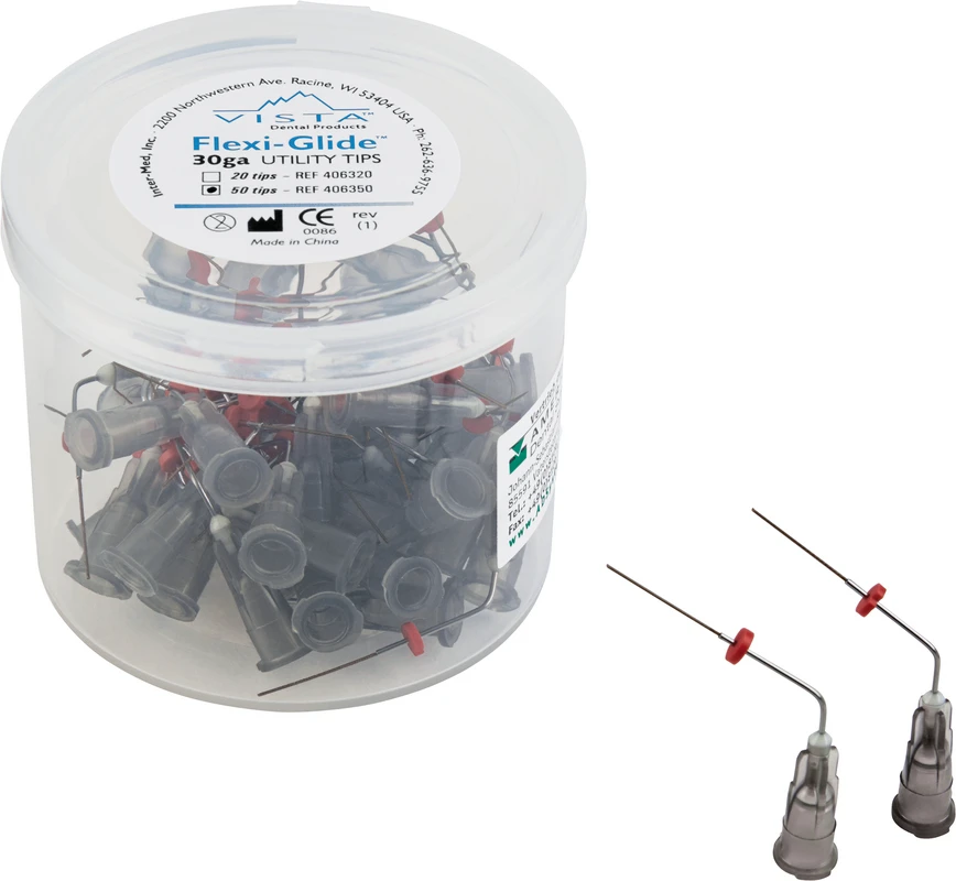 Flexi-Glide™ UTILITY TIPS Packung 50 Stück schwarz, 30 ga