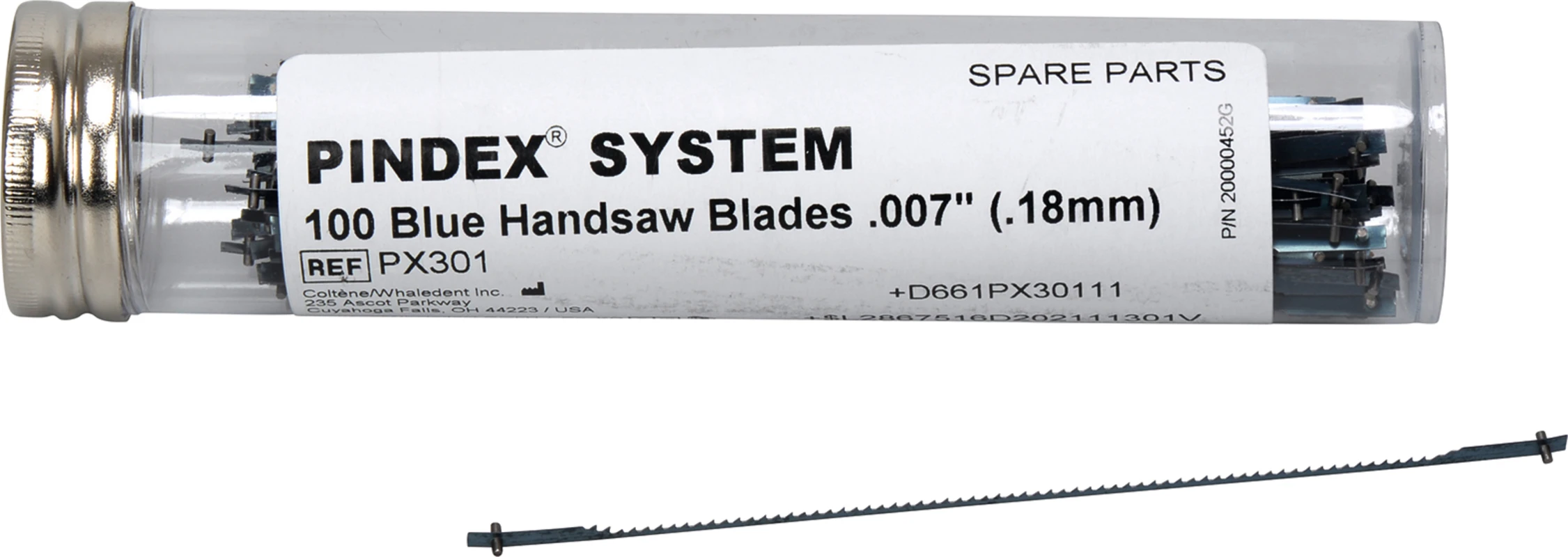 Pindex®-Handsäge PX 200 Nachfüllpackung 100 Sägeblätter 0,18 mm