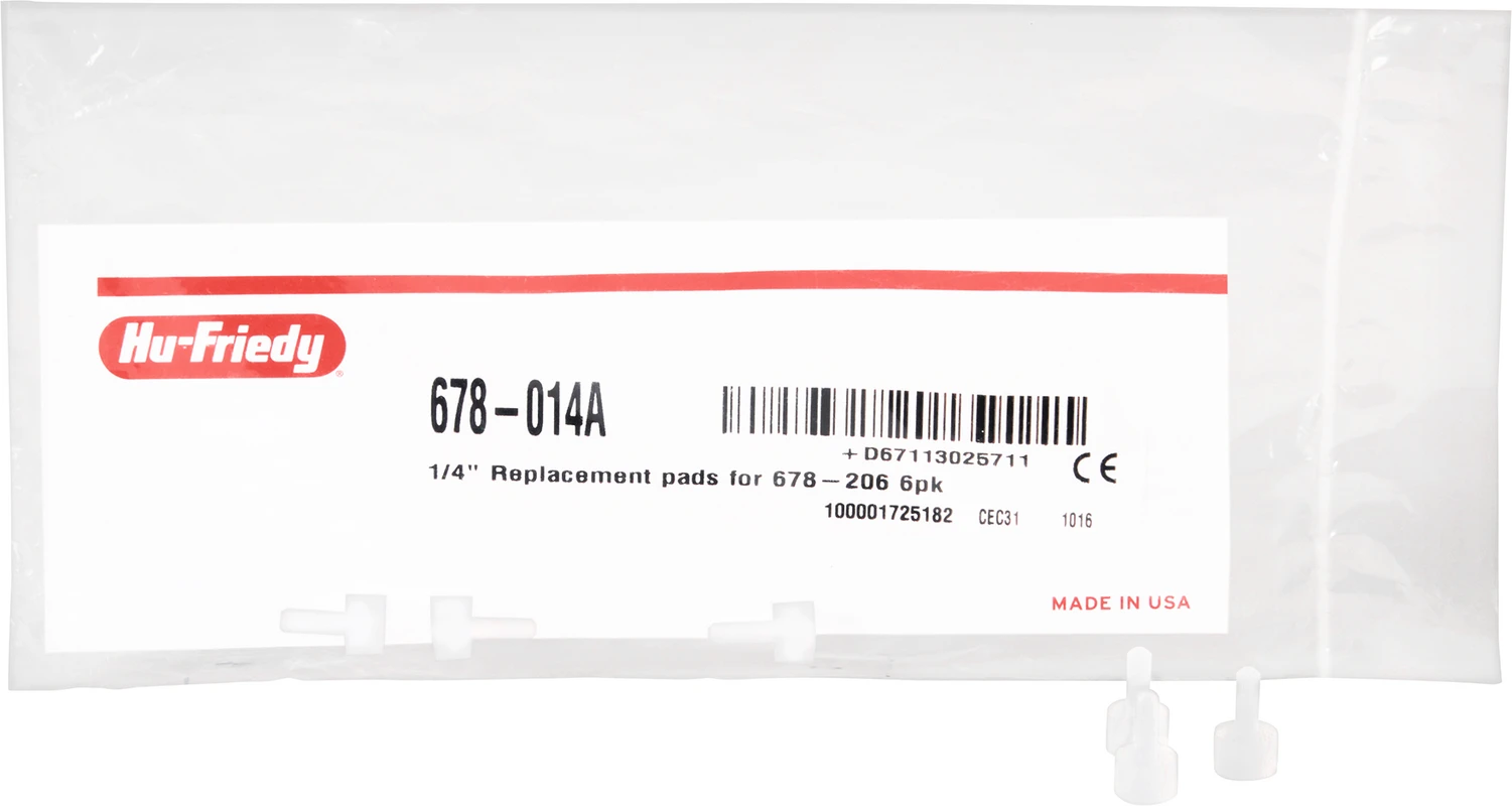 Ersatzpad Packung 6 Stück aus Kunststoff für 678-036