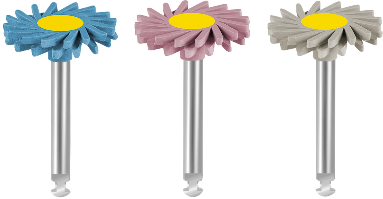 EVE DIAPOL® TWIST Packung 10 Stück blau grob, RA, Figur Twist, 14 x 1,6 mm
