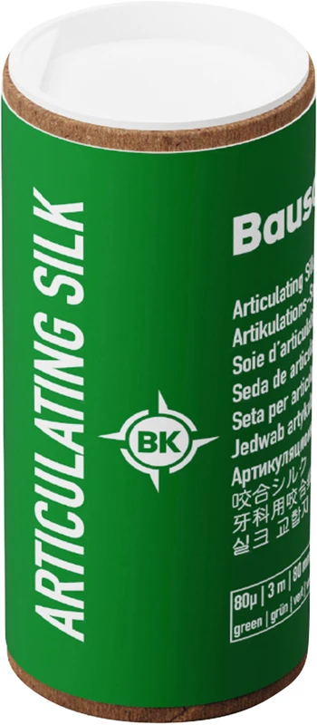 ARTIKULATIONS-SEIDE 80 µ Rolle 3 m grün, 80 mm, BK 876