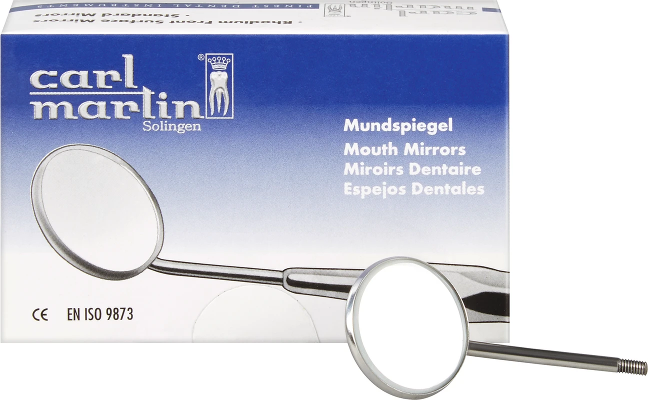 Mundspiegel Packung 12 Stück Ø 22 mm, plan