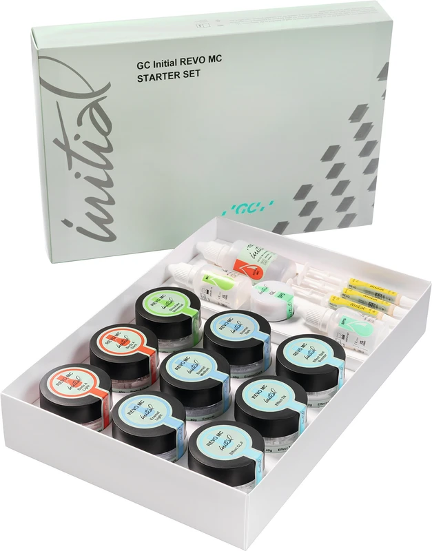 GC Initial™ REVO MC Starterset 3 x Paste, 9 x Pulver, 3 x Liquid