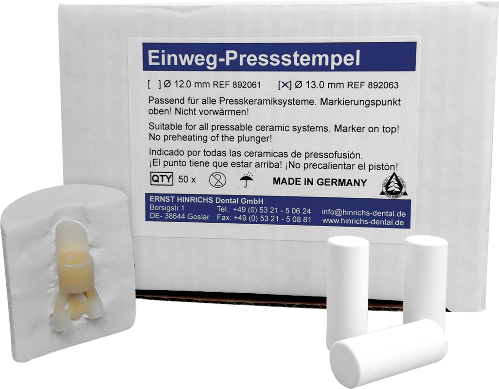 Pressstempel Packung 50 Stück Ø 13 mm