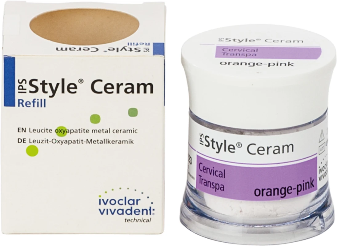 IPS Style® Ceram Dose 20 g Pulver cervical transparent orange-pink
