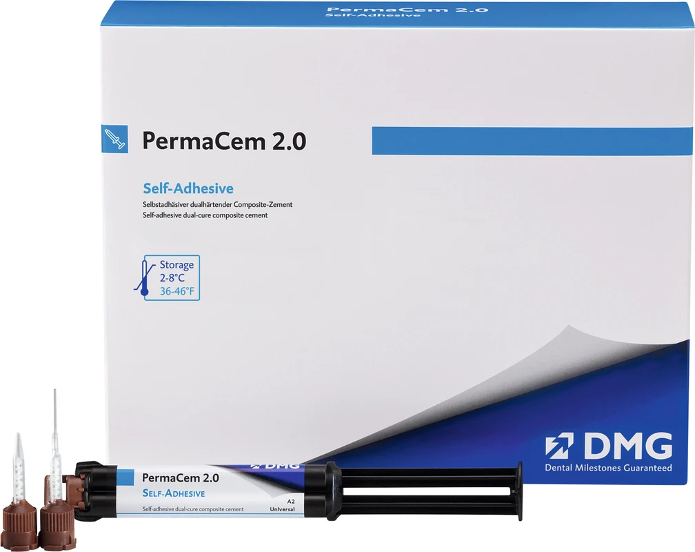 PermaCem 2.0 Packung 3 x 9 g Spritze A2 universal, 45 Smartmix-Tips Short, 15 Smartmix-Tips Endo M