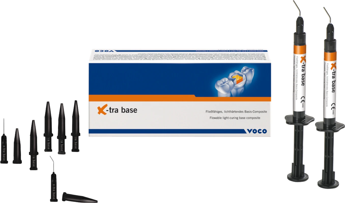 x-tra base Packung 2 x 2 g Spritze universal x-tra base VOCO