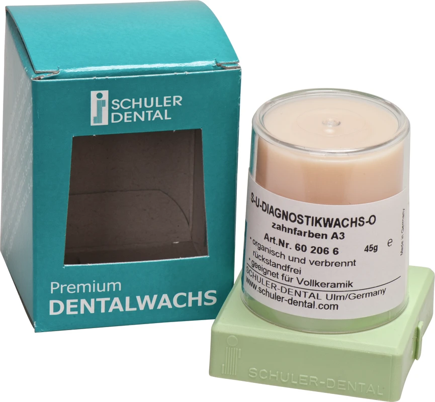 S-U-Diagnostikwachs Kegel 45 g Wachs O, Zahnfarben A3
